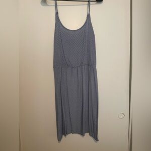Blue and White Diamond Spaghetti Strap Sundress